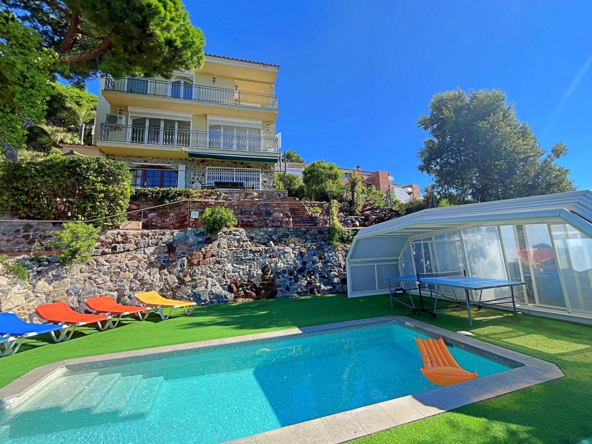 Villa Con Piscina Privada Climatizada 29ºc Σάντα Σουζάνα Εξωτερικό φωτογραφία